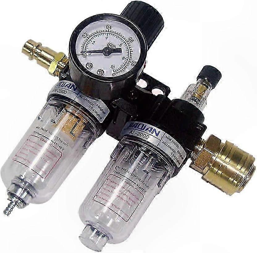 1/4 Inch Air Filter Regulator with Oil Water Separator for Compressor Pressure Control