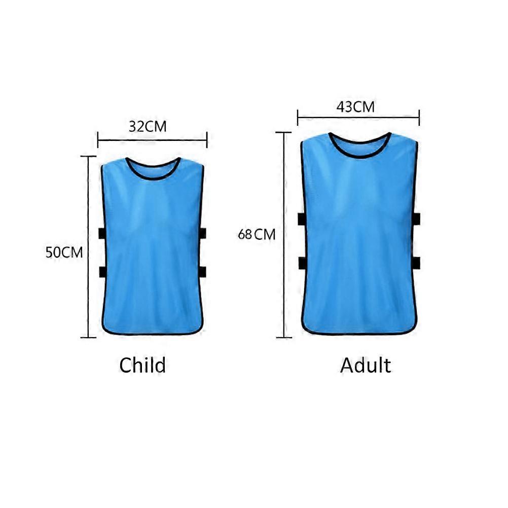Mesh Design Kids Vests Breathable Apparel For Soccer Training Open Sides Ergonomic Design 1Pcs