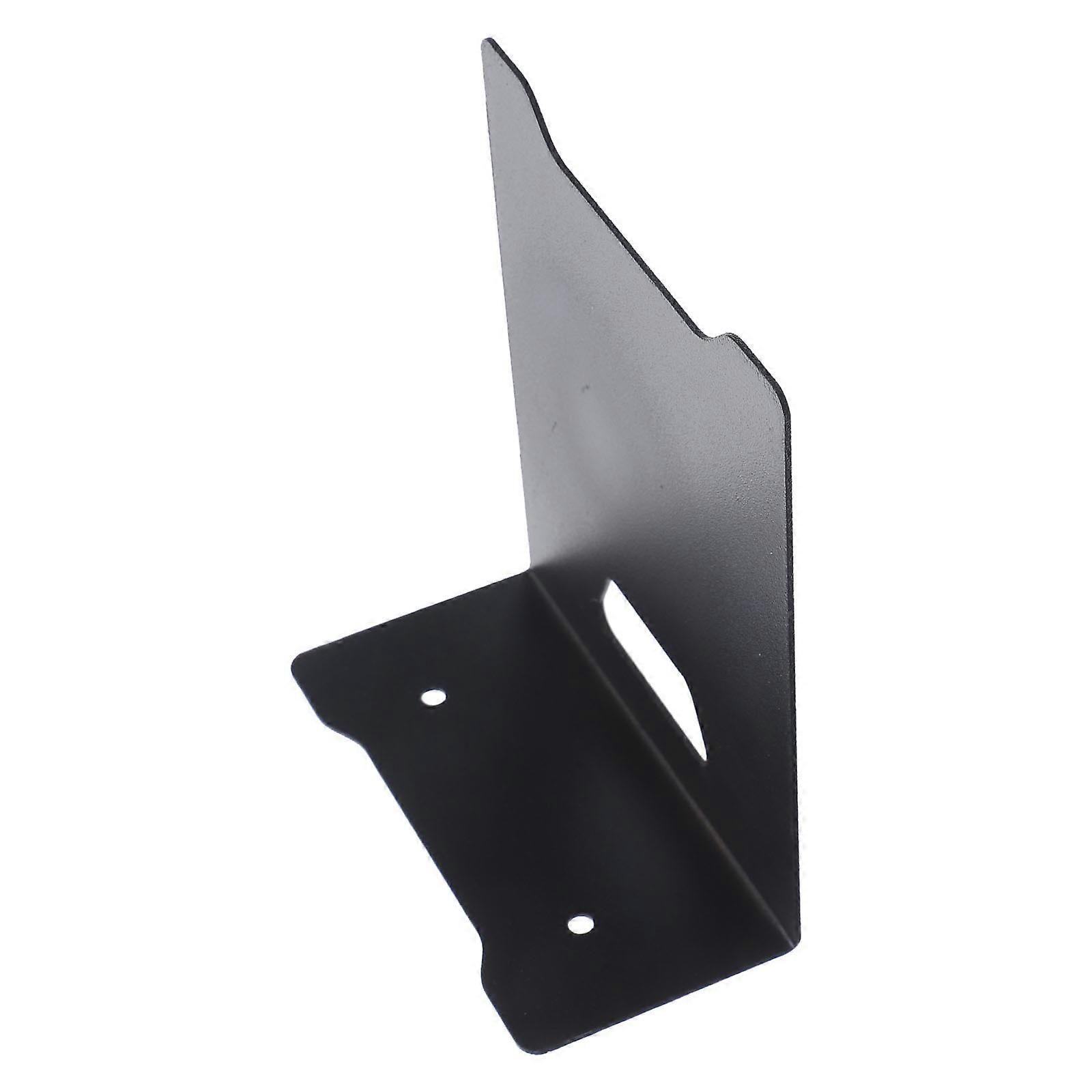 Universal Camera Wall Mount Bracket Rectangular Metal Wall Bracket Indoor Use Black for Storage 1Pack