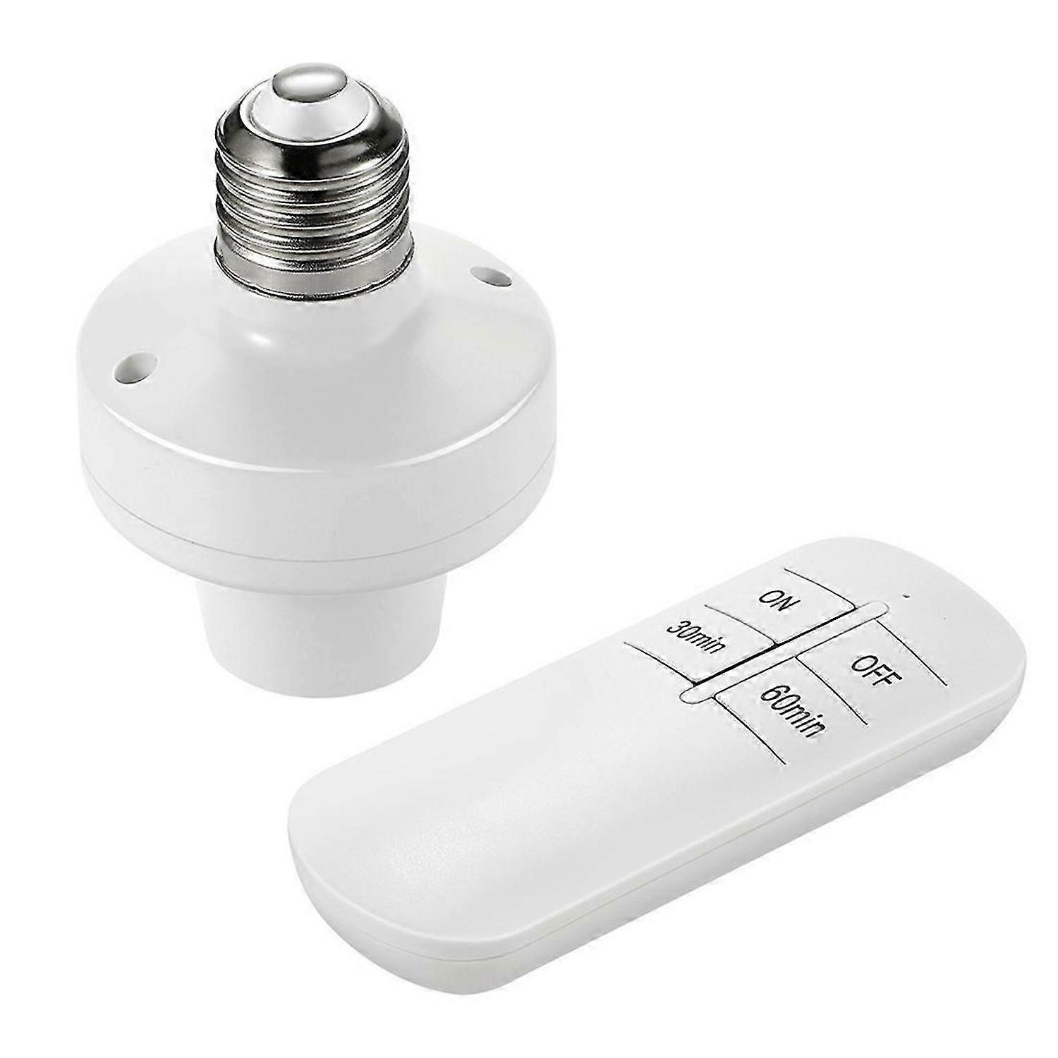 E26 E27 Wireless Remote Control Light Socket Lamp Holder 20M Base ON/Off Smart Switch Socket Range S