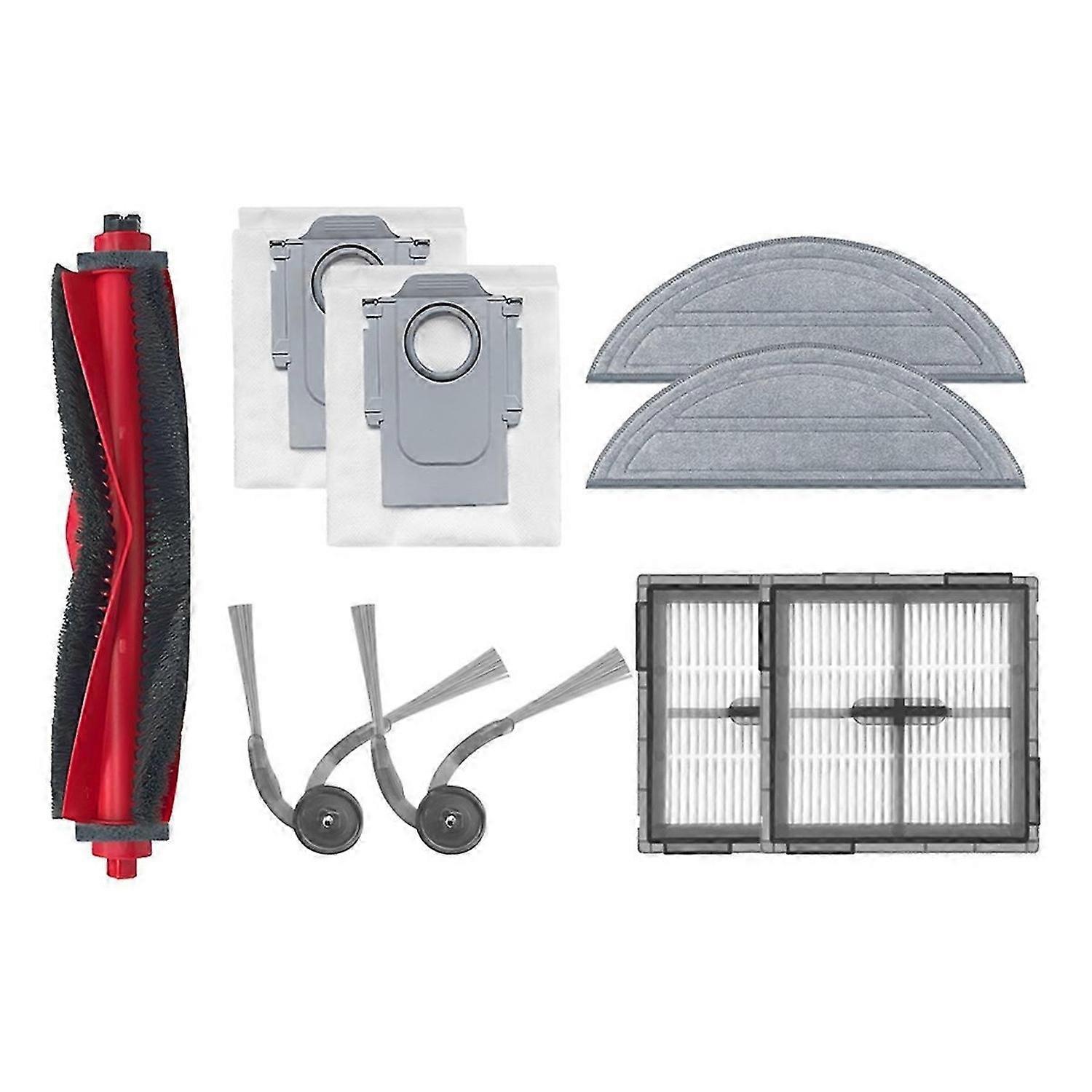 9PCS for Q10 /Q10 +Robot Vacuum Cleaner Replacement Parts Main Side Brush Hepa Filter Mop Cloth Dust