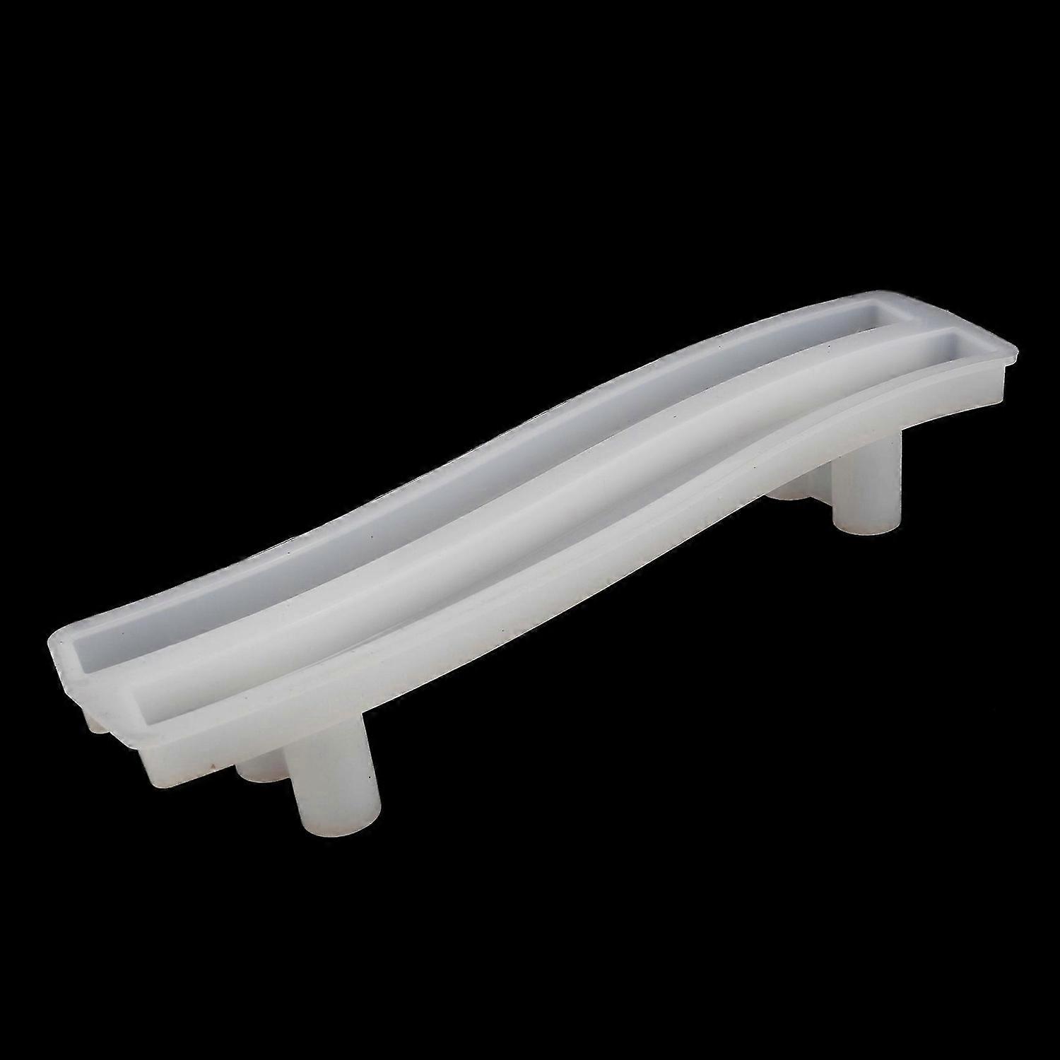 4 Set Tray Handle Resin Mold, Silicone Epoxy Casting Mold for DIY Cabinet Door Handles, Drawer Bar P