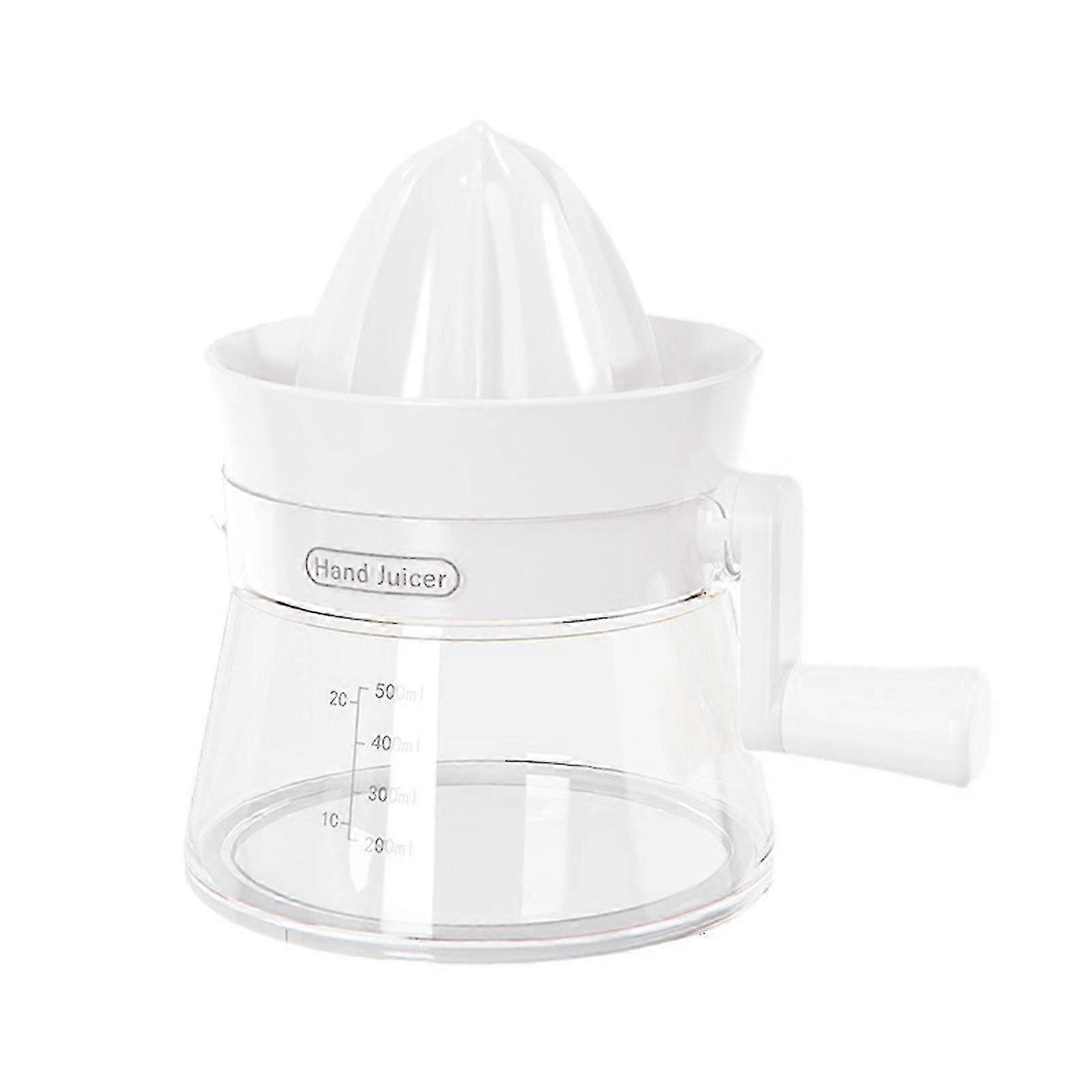 Lightweight Fruit Press Juicer Dishwasher Safe Press Tool Health Juicer Machine Lemon Juicer Beverages White
