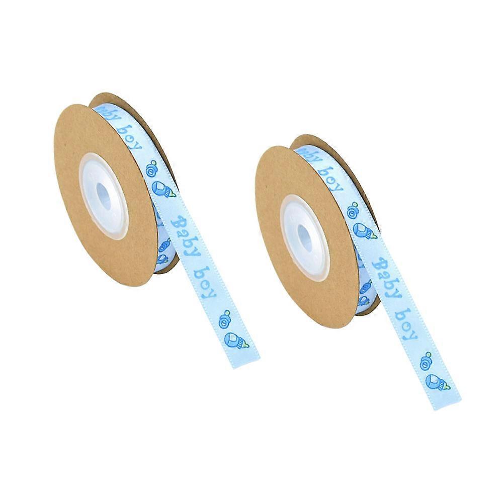 Packaging Band for Party Feeding Bottle Ribbon DIY Ribbon 2Pcs Blue