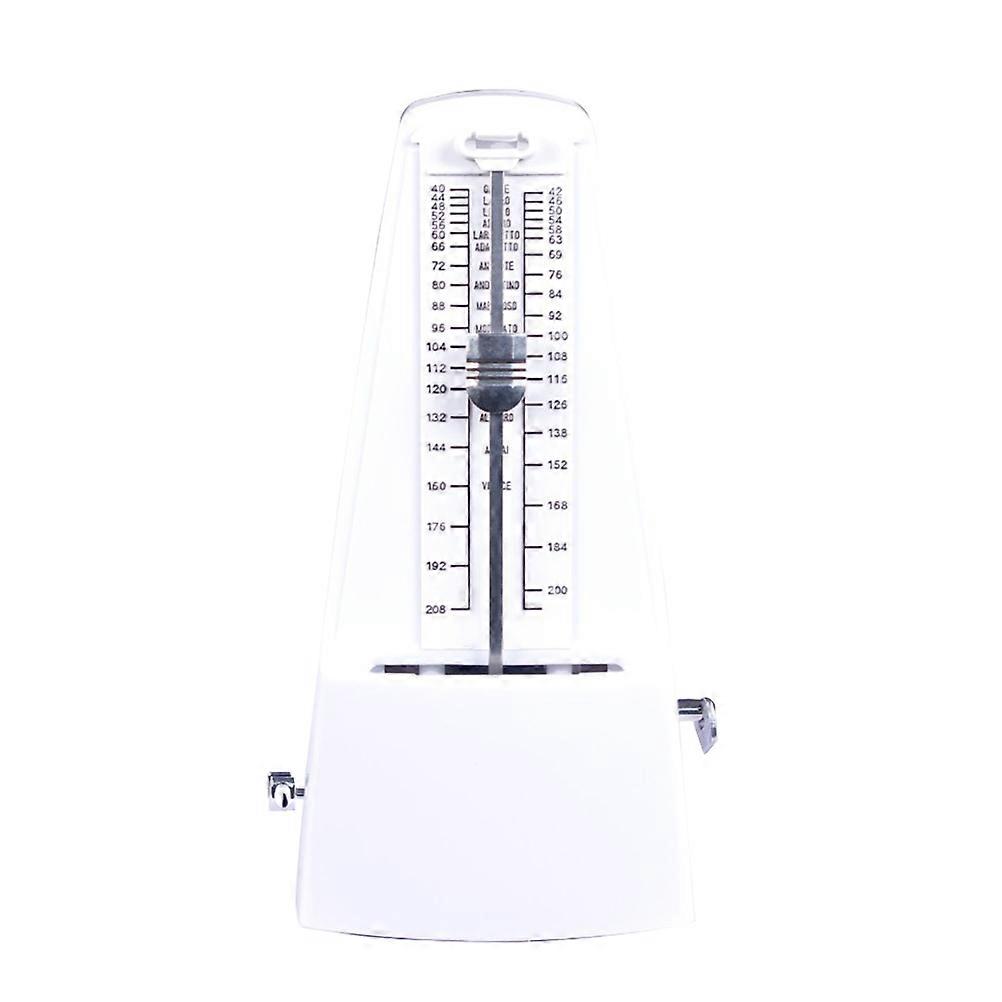 Mechanical Metronome High Accuracy for Music Instrument Use 2Pcs White