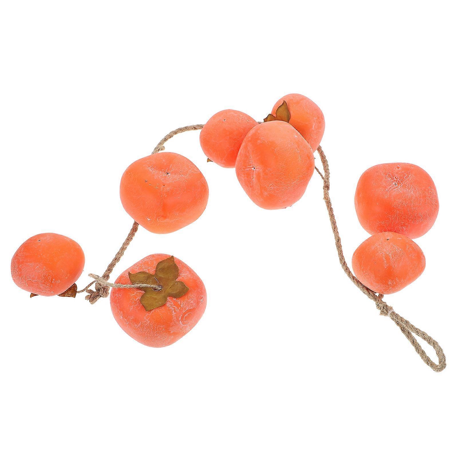 Simulate Persimmon Artificial Persimmon Decoration for Home 1Pcs Ornament