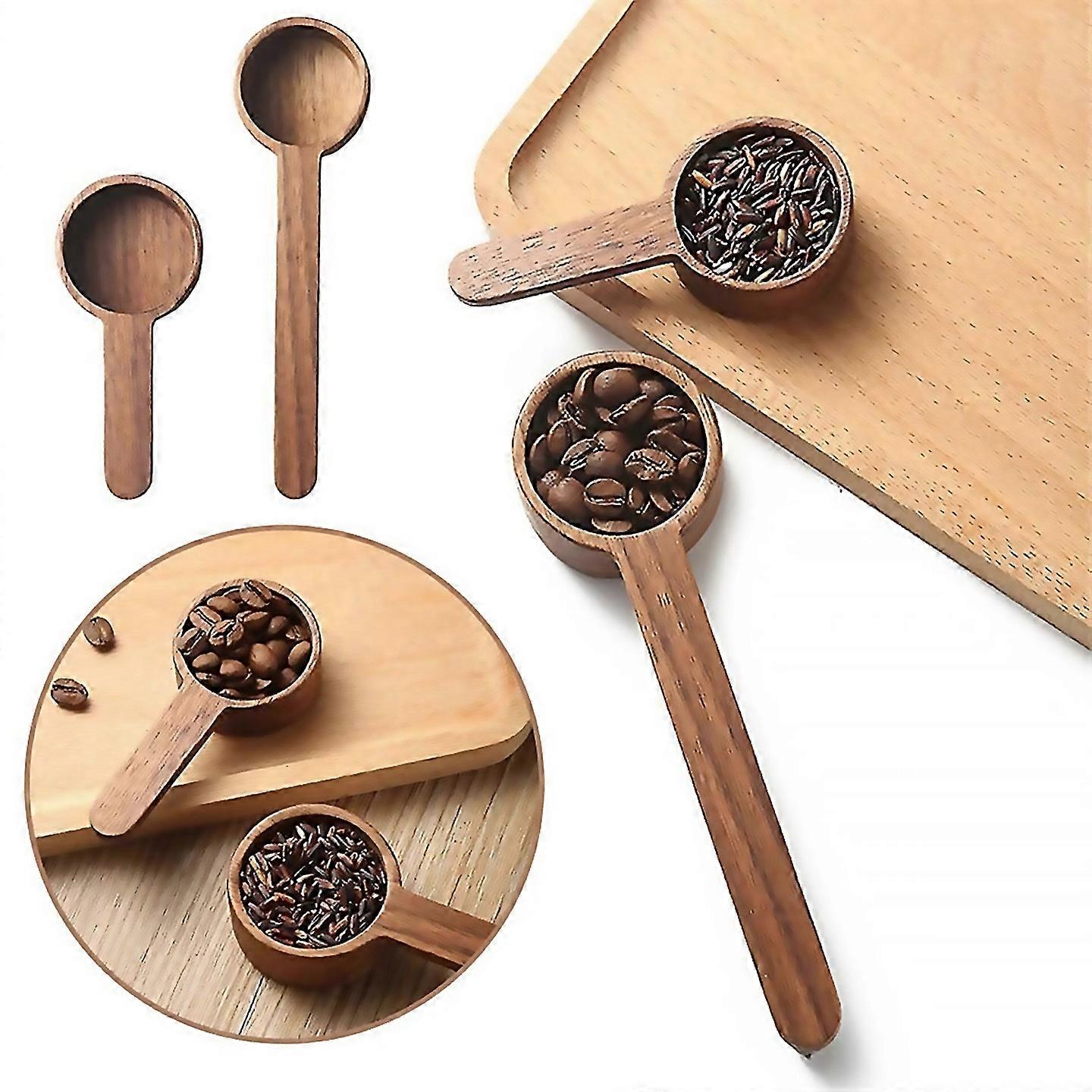 For 2pcs Home Wooden Measuring Spoon Set Kitchen Measuring Spoons Tools