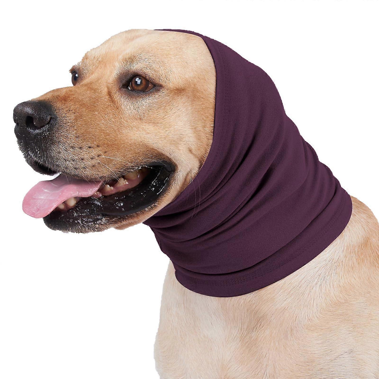 Soothing Headwear For Dogs PostSurgical Recovery Snood For Ears Grooming Protection Adjustable Size Soft Material