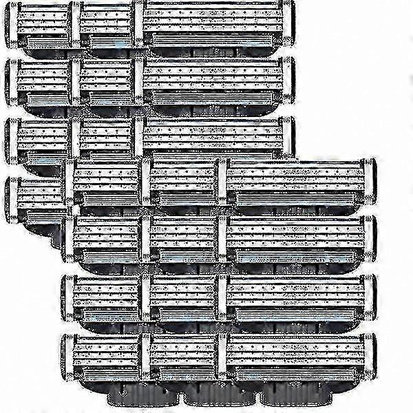 24-Pack Replacement Blades for Men's 3-Blade Razors