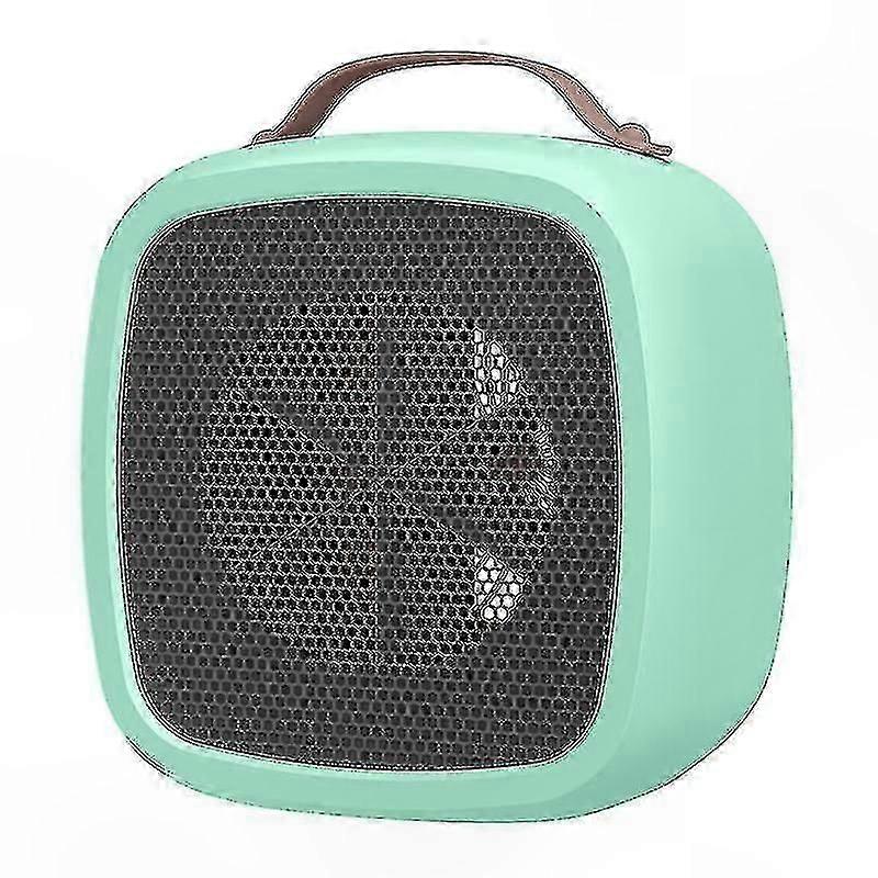 Portable Mini Heater with Thermostat - Compact Battery Operated Electric Fan for Space Heating