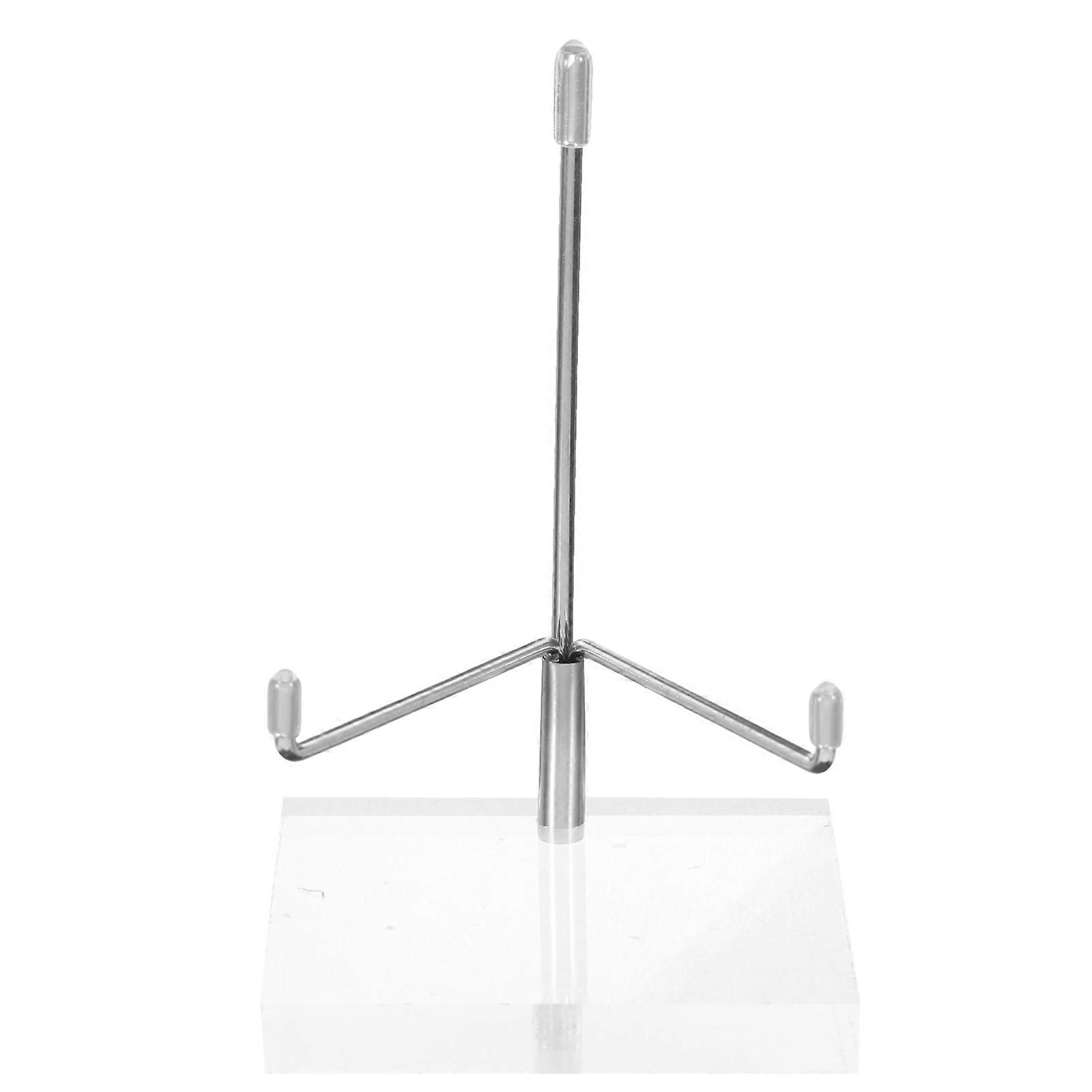 Stone Holder Display Stand for Display 4Pcs Crystal Rock Stands PVC Iron