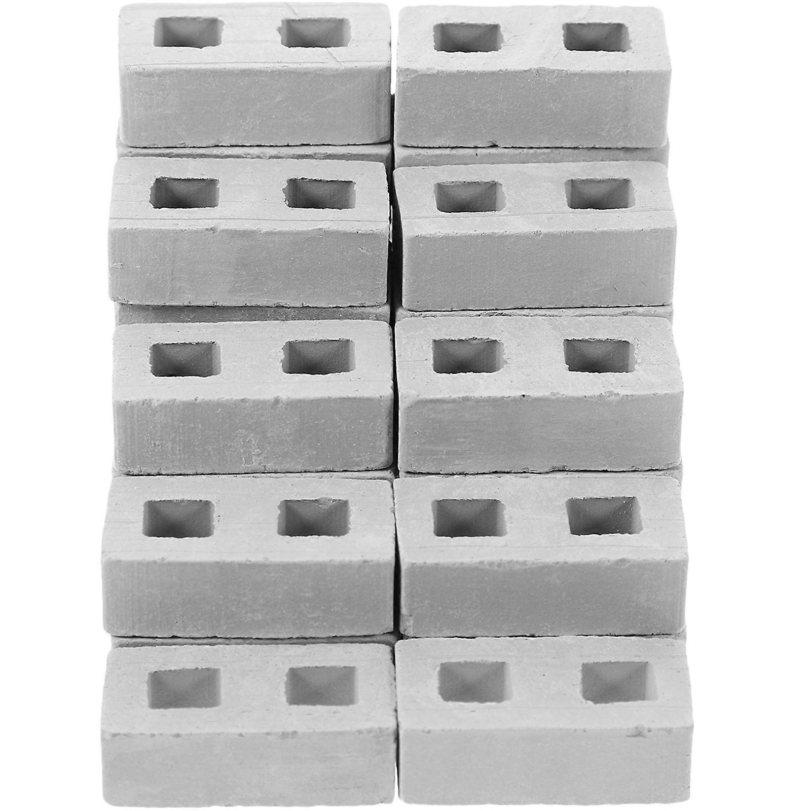 Landscaping Accessories Miniature Bricks DIY 60Pcs