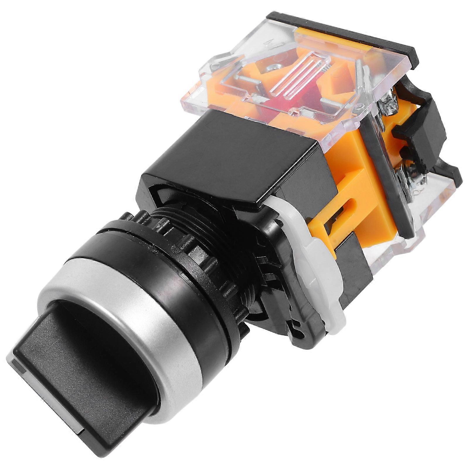 2-Position Rotary Switch Selector Switch with Knob 4Pcs for Power Management