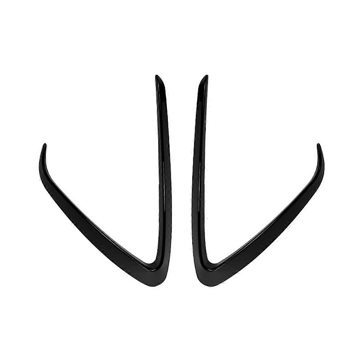 For Fiesta MK8 Car Front Wind Knife Spoiler Side Splitter