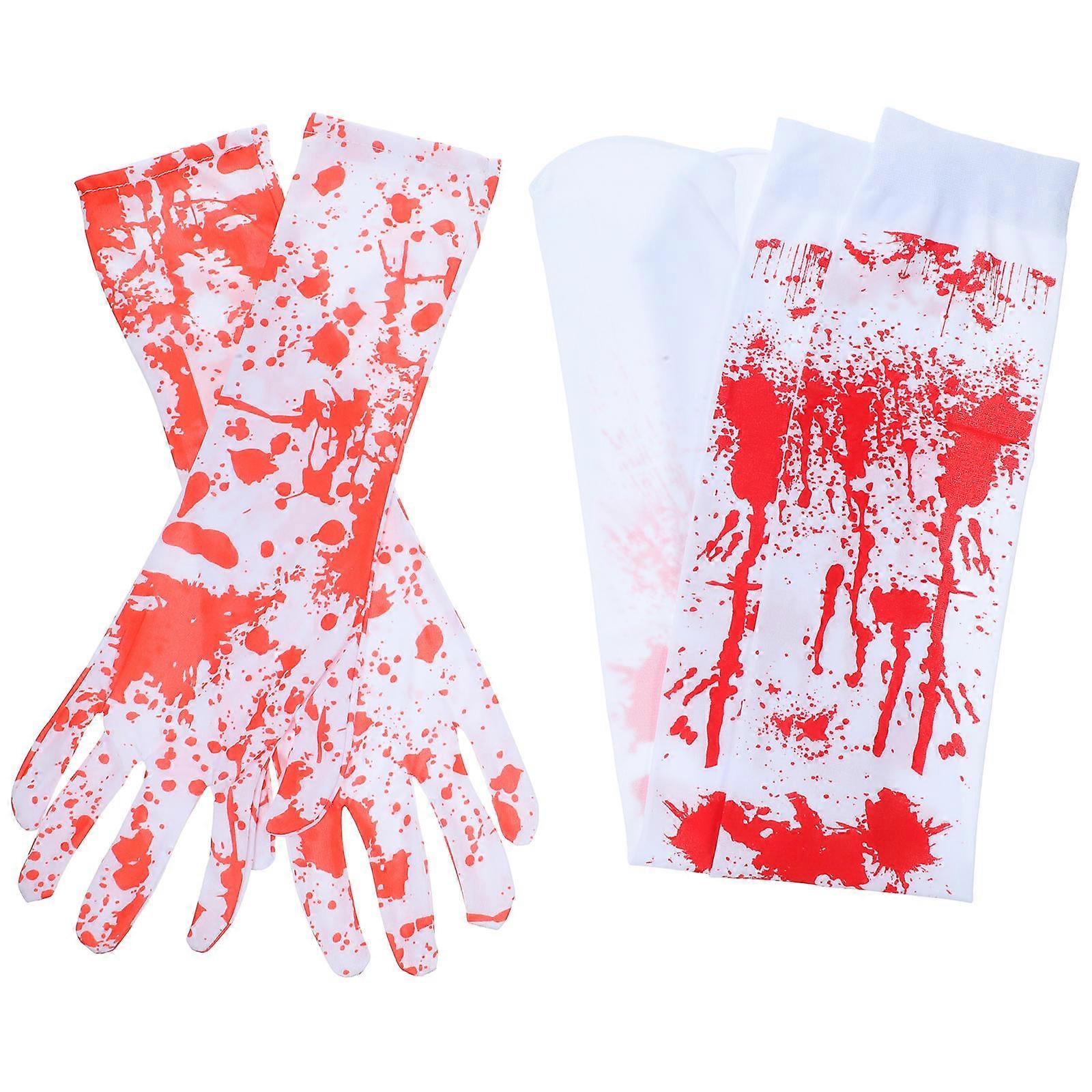 Costume Set Gloves Stockings 4 Sets Ideal For Haunted House And Theater Performance