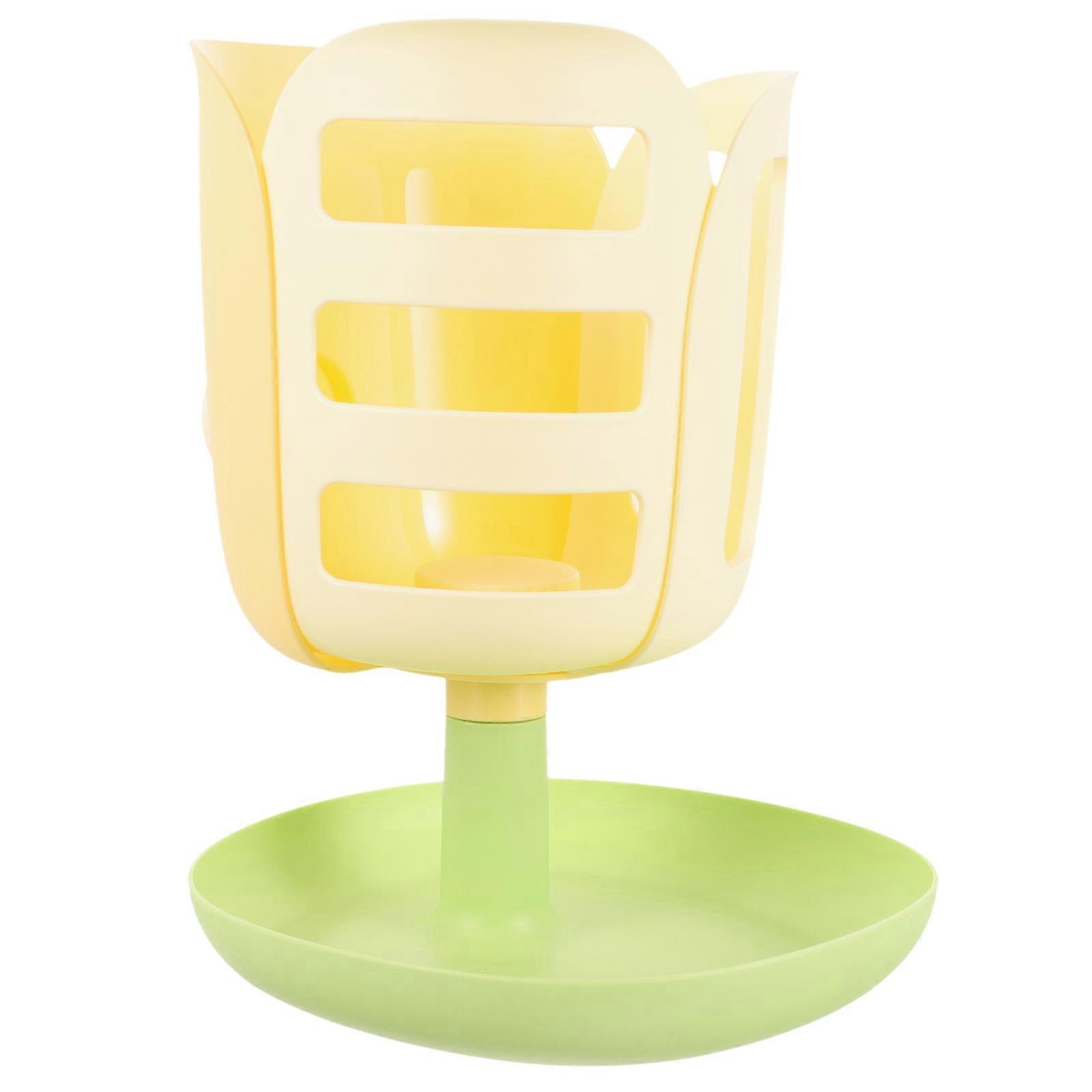 Rabbit Hay Feeder Rack For Small Animals Daily Feeding 27X23.5Cm Tulip Shape 1Set