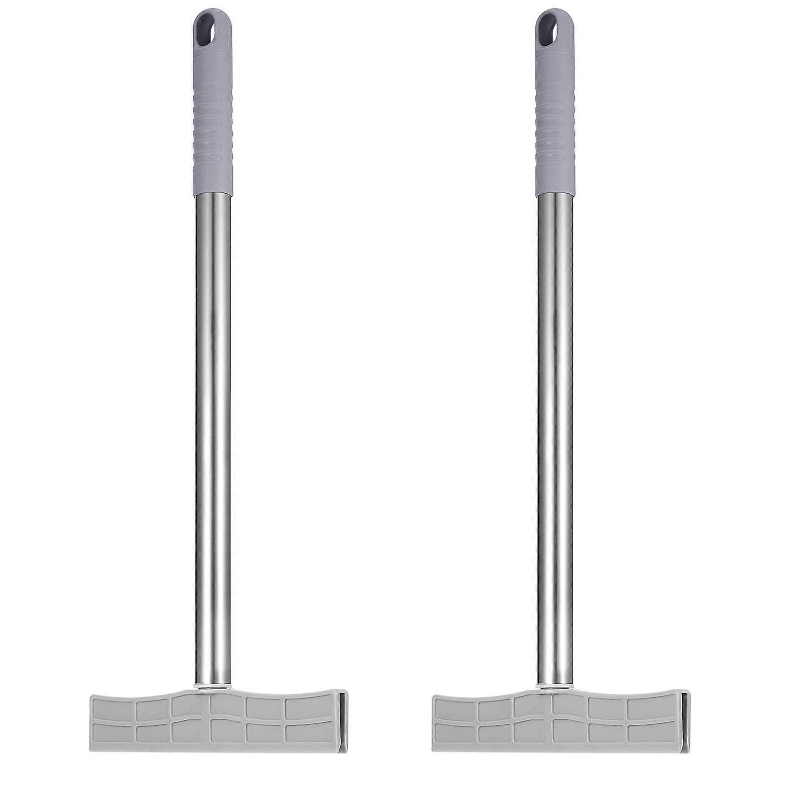 Silver Stainless Steel Signboard Rod for Support 6Pcs Parade Display