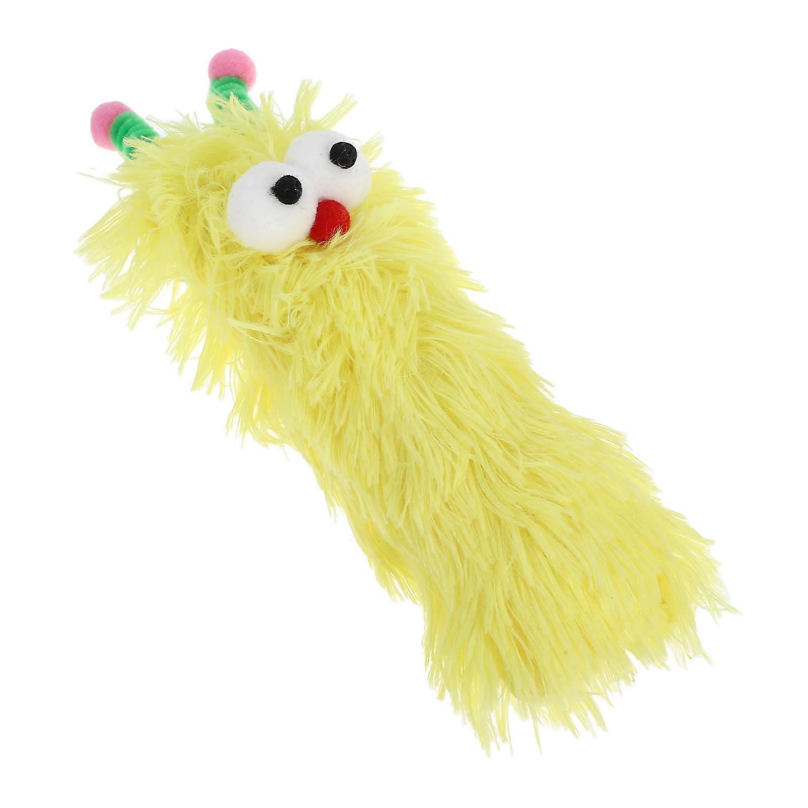 Indoor Catnip Caterpillar Plush Toy for Cats 4Pcs Soft Pillow Entertainment