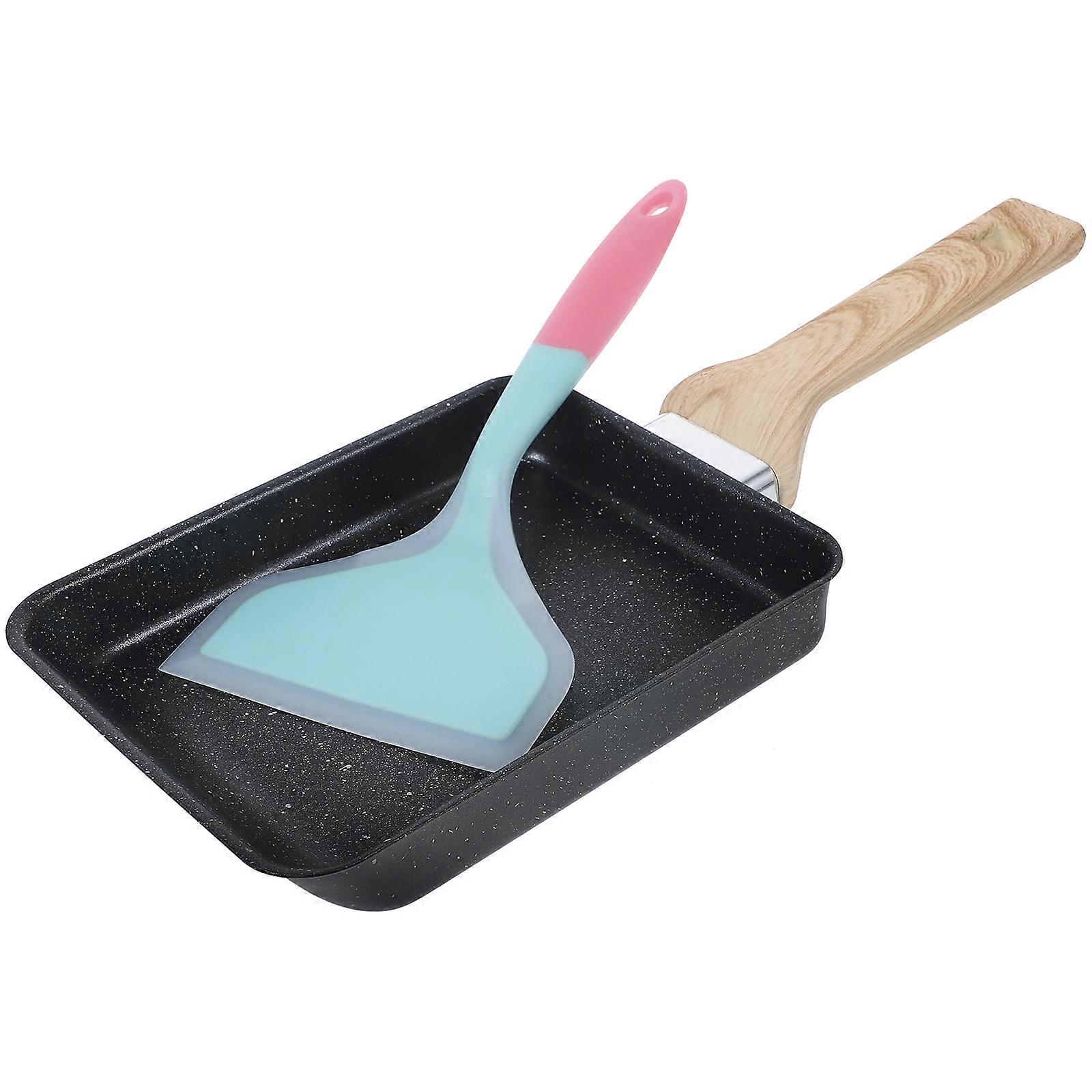 Japanese Omelette Pan Nonstick for Breakfast Cooking 2Sets Included