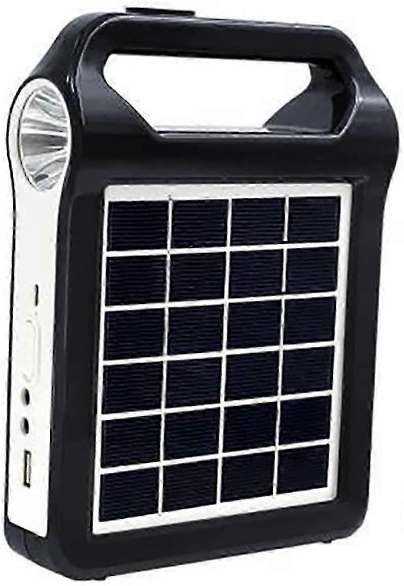 Système d’énergie de générateur solaire rechargeable extérieur portatif avec l’alimentation d’urgence de lampe de poche pour l’éclairage du camping