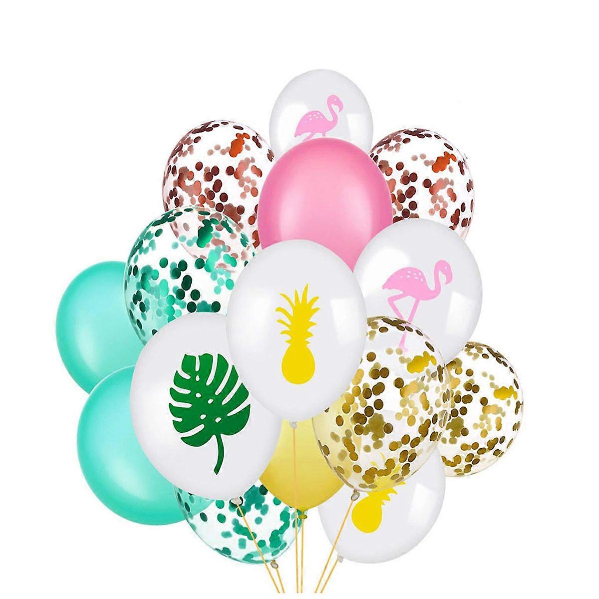 Hawaii Party Balloon Flamingo Balloon for Decoration 6Pcs Colorful Set