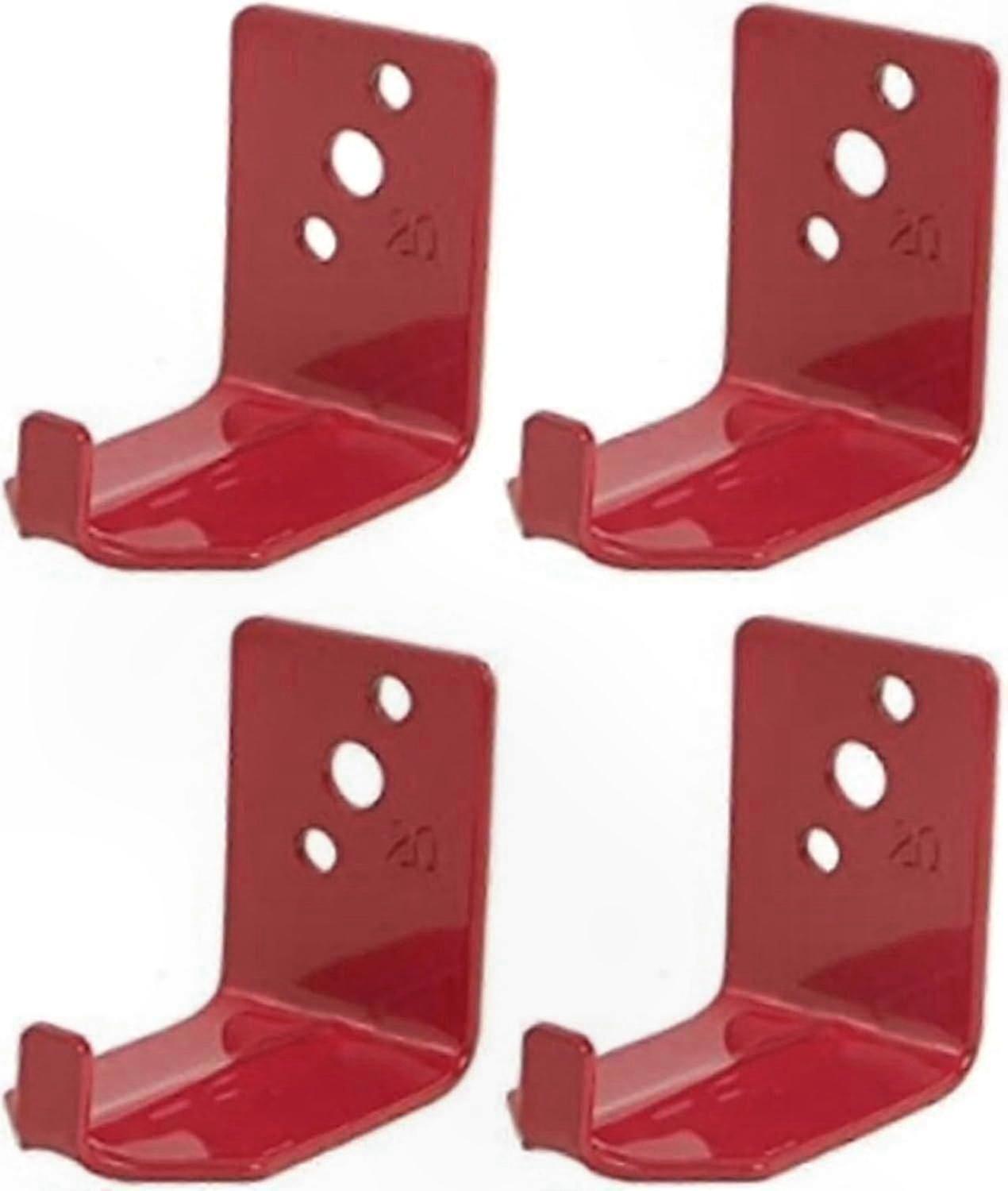 4Pcs Universal Fire Extinguisher Mount Hook Wall Bracket Holder