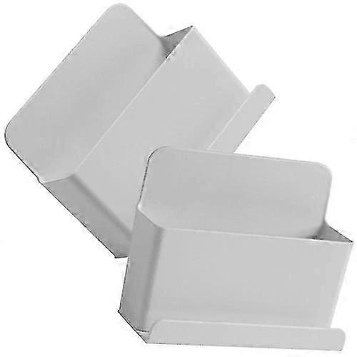 Remote Control Storage Box Organizer, 2 Pcs Wall Mounted Hanging Storage for Wall Shelves