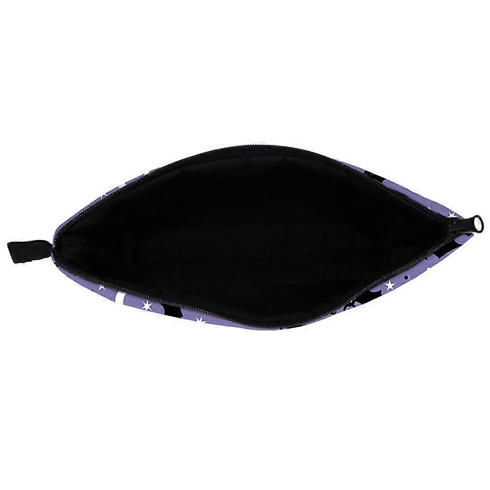 Makeup Bag for Storage Use 2Pcs Halloween Pattern Organizer Bag with Zipper