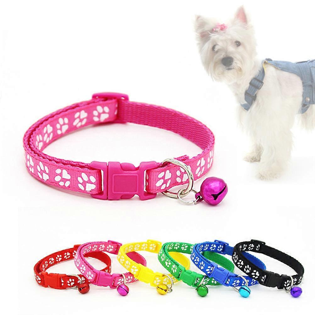 Comfortable Adjustable Pet Collar For Cat And Little Dog Available In Assorted Colors Designed For Daily Use 12-Pcs