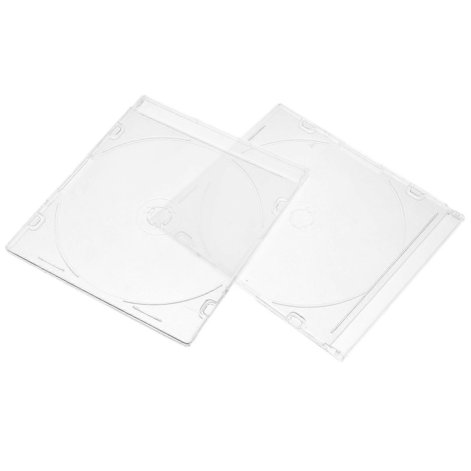 Transparent Dvd Case for Storage 10Pcs Portable Cd Storage Organizers