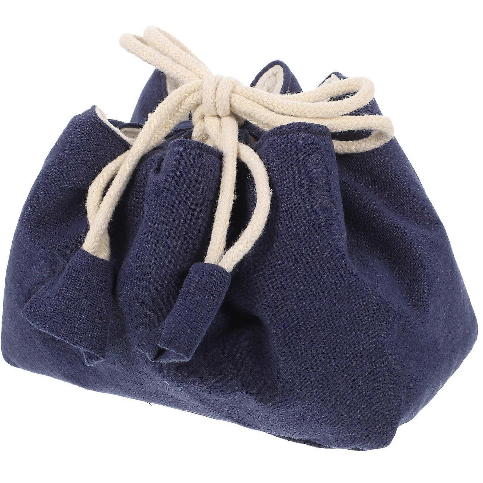 Portable Teapot Bag for Carrying 4Pcs Tea Set Storage with Drawstring