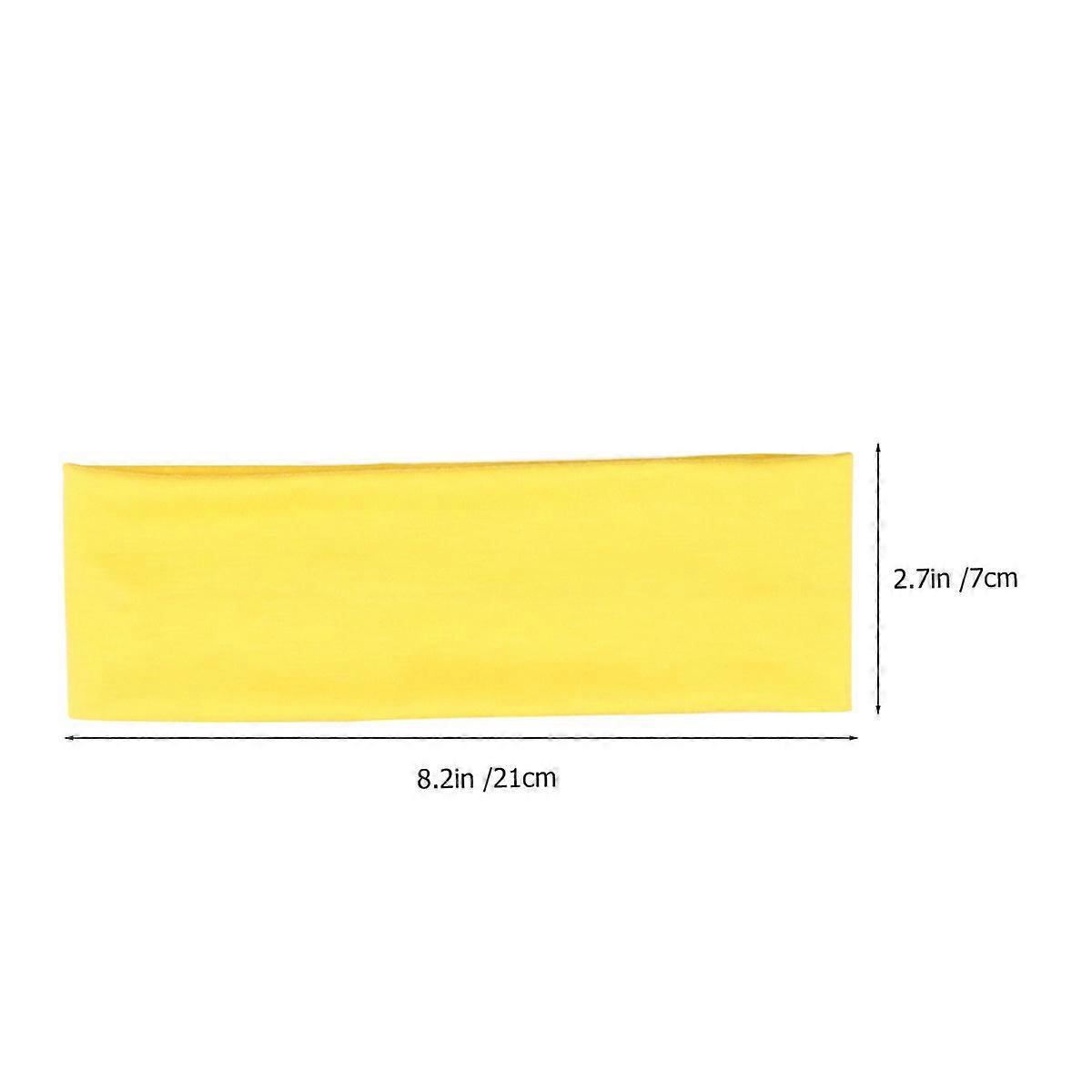 Sweat Absorbing Band Womens Headbands Elastic Sports Running Workout Soft Breathable Comfortable 21 X 7 X 0.5Cm 5Set