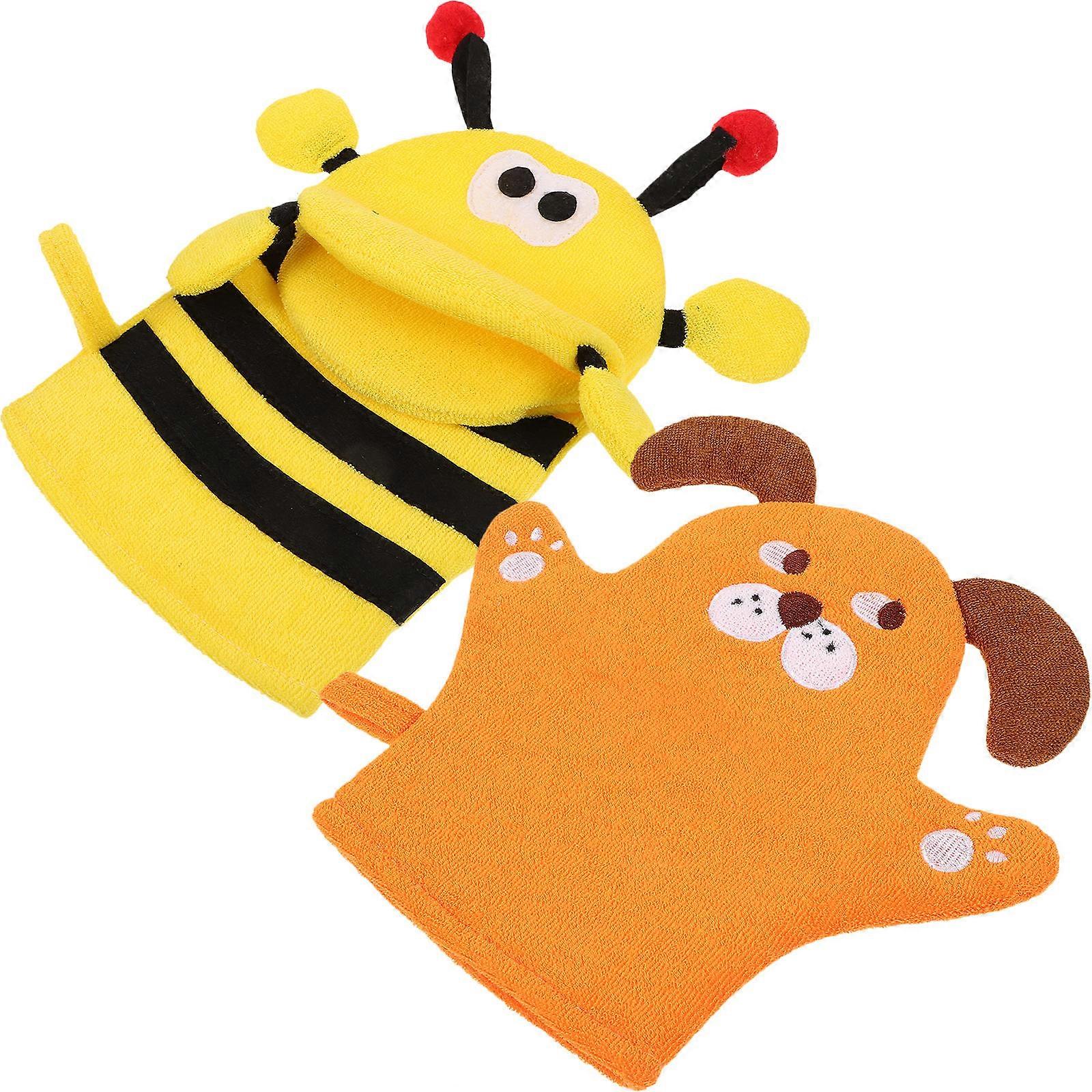 Shower Gloves Body Exfoliating Tool for Skin Cleaning 8Pcs Polyester