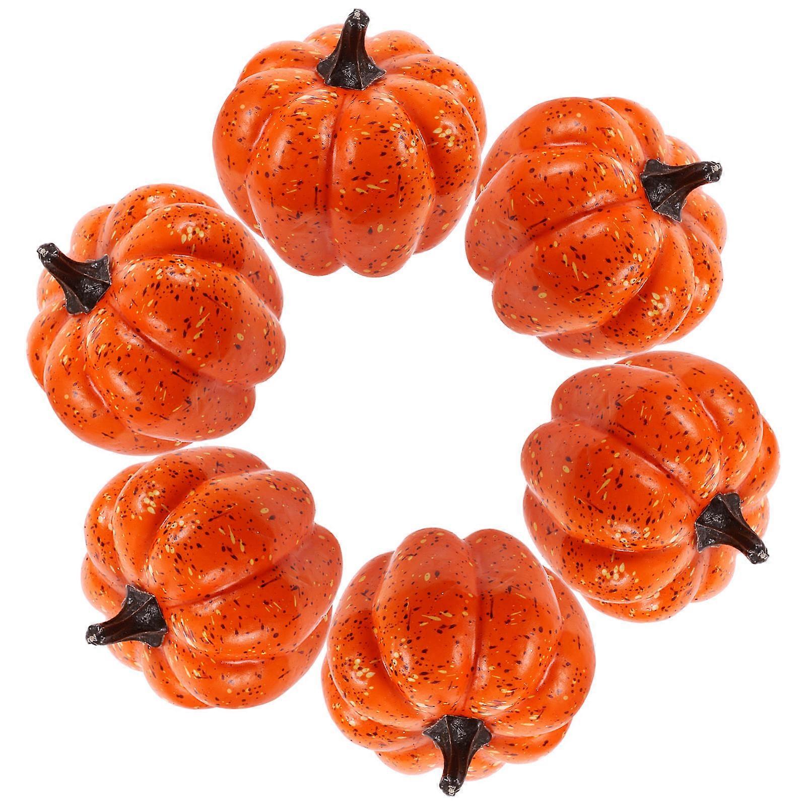 Artificial Pumpkin Decoration Foam for 6Pcs Halloween Pumpkin Props
