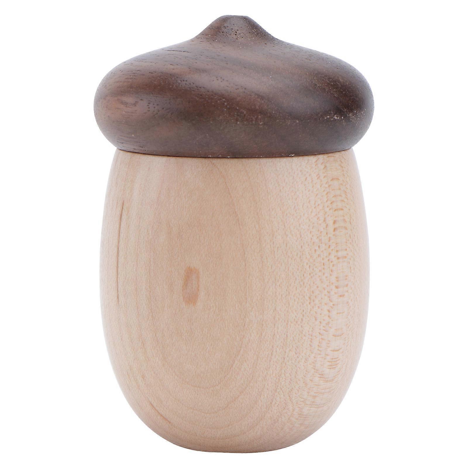 Toothpick Box Wooden Toothpick Dispenser for Storage 2Pcs Set