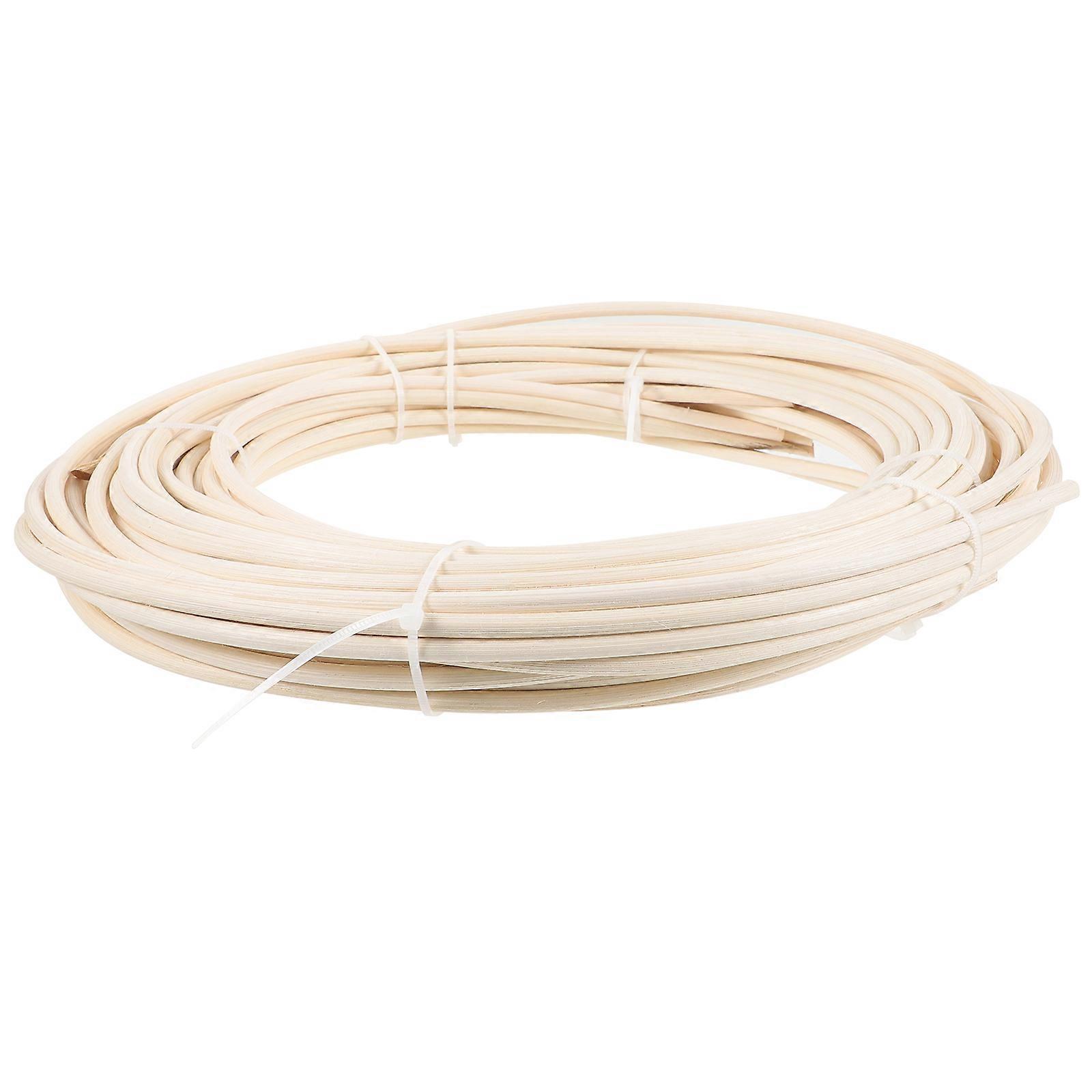 2 Rolls Of Rattan Webbing Material For DIY Enthusiasts Furniture Repair And Craft Making 28X24CM Beige