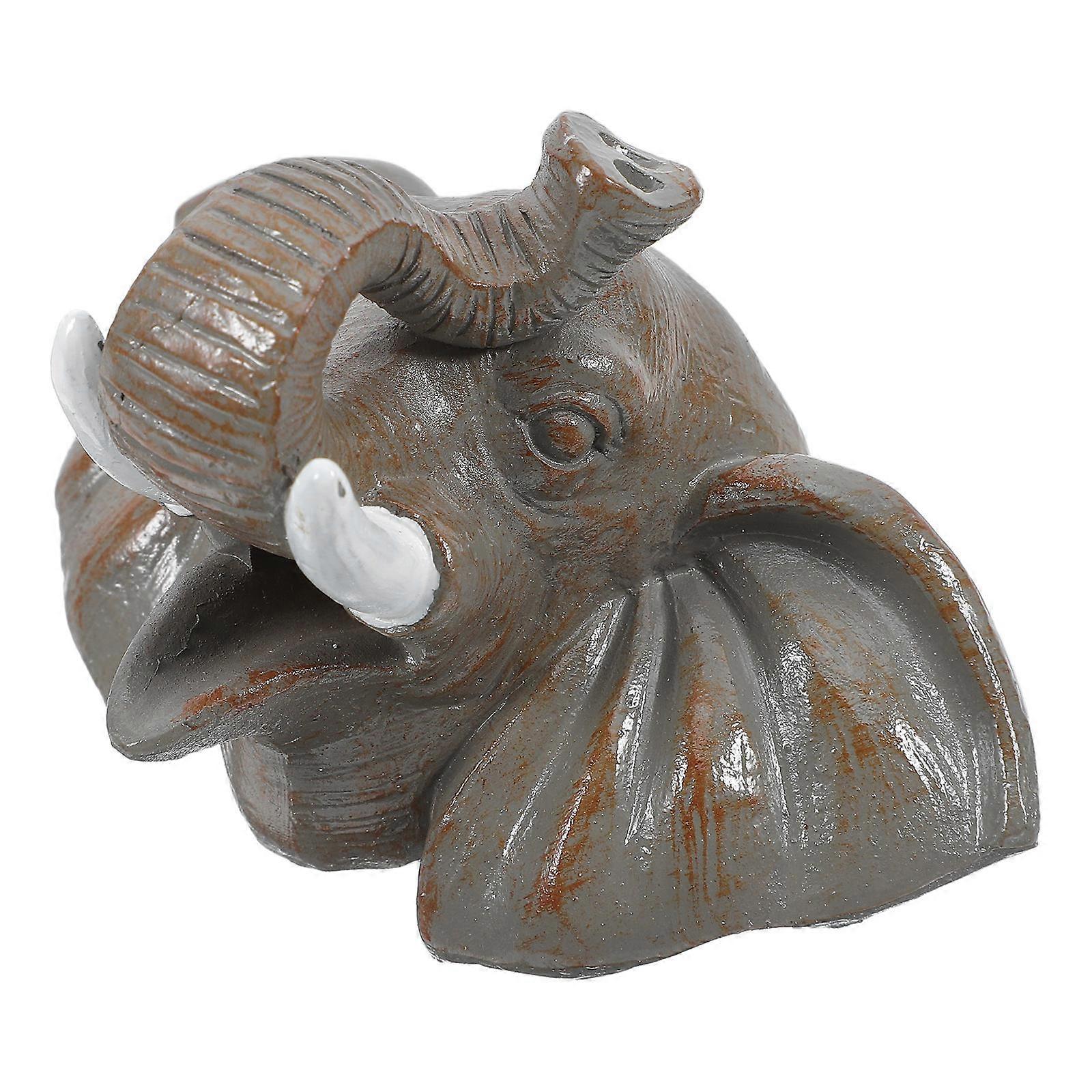 Elephant Head Shape Water Fountain Spout 4Pcs For Pool And Pond With Soothing Sound And Water Flow