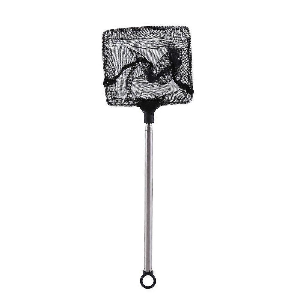 Fish Tank Aquarium Accessories Net Mini Adjustable Telescopic Fishes Shrimps Landing Net Square