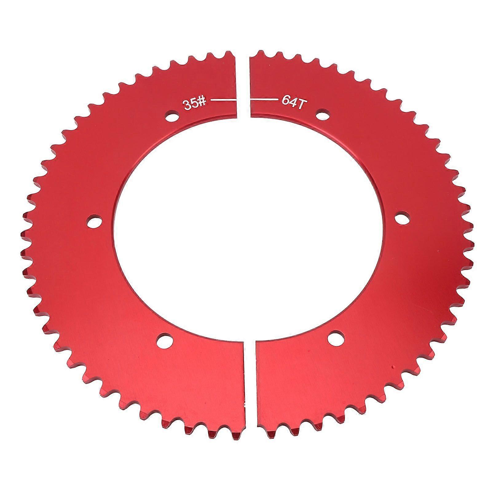 Universal Split Sprocket 35 Chain 64 Tooth Rear Split Sprocket Replacement for Predator 212cc 196cc 6.5hp 7.0hp Mini Bike Go Kart