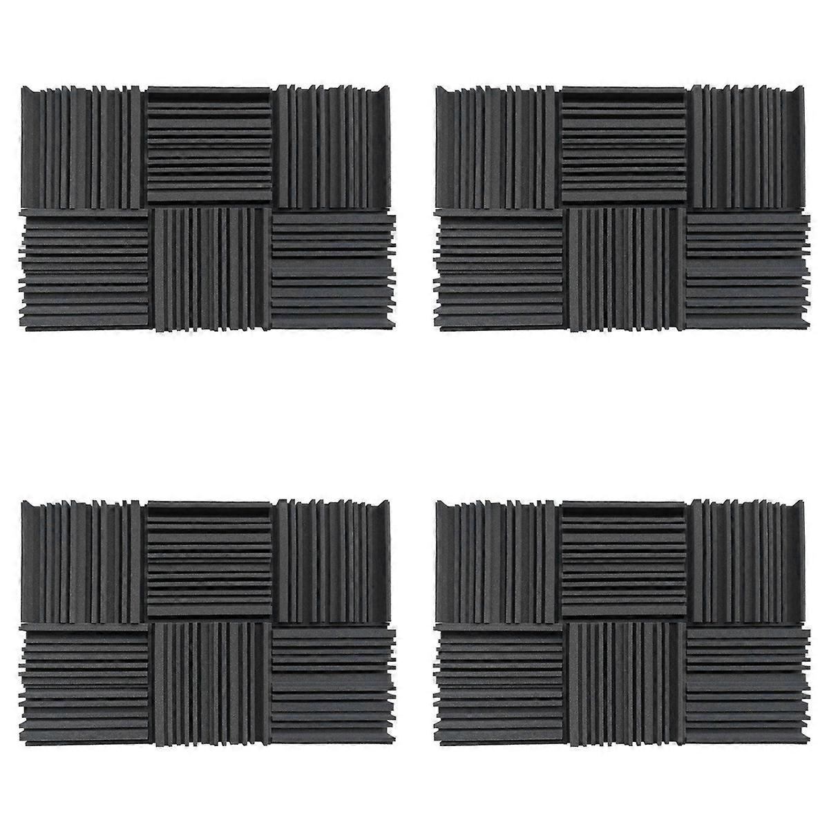 6 Pcs Acoustic Studio Absorption Foam Panel