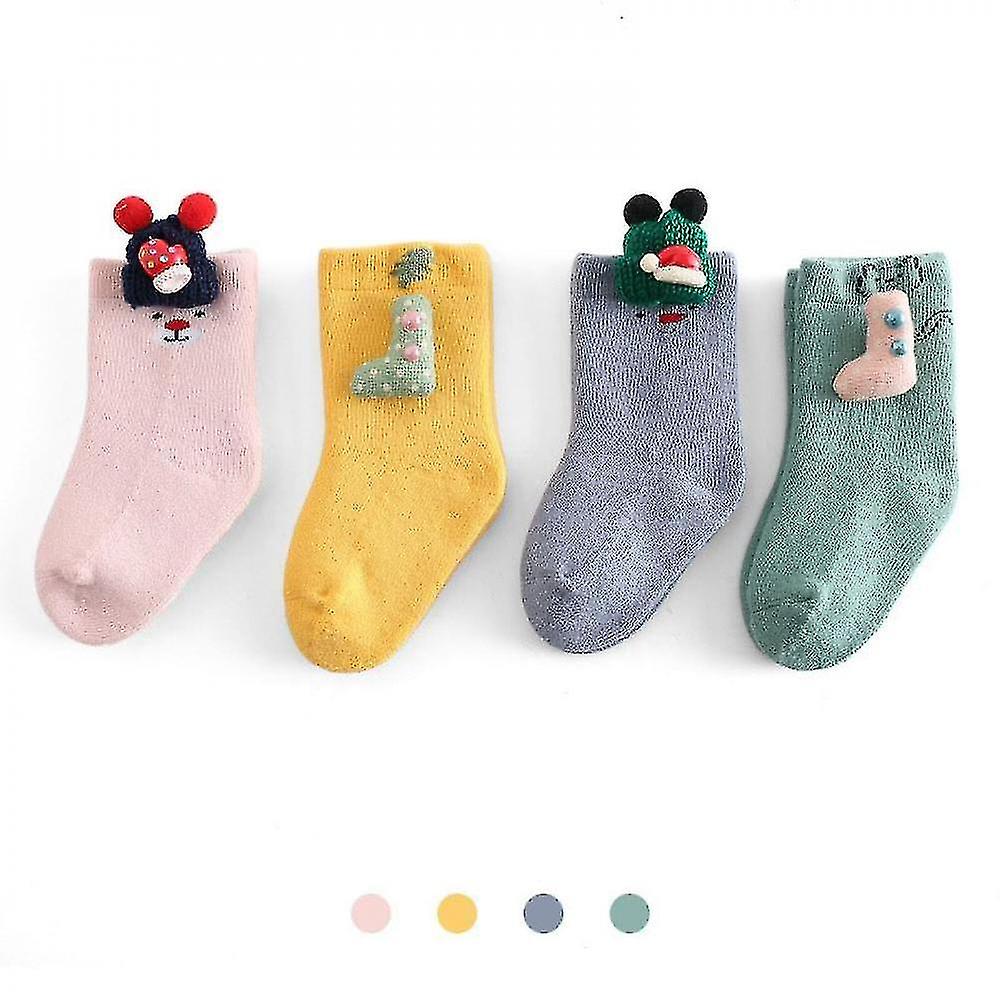 Baby Toddler Socks Tights Non Slip 5 Pairs Warm Terry Socks For Baby Boys S