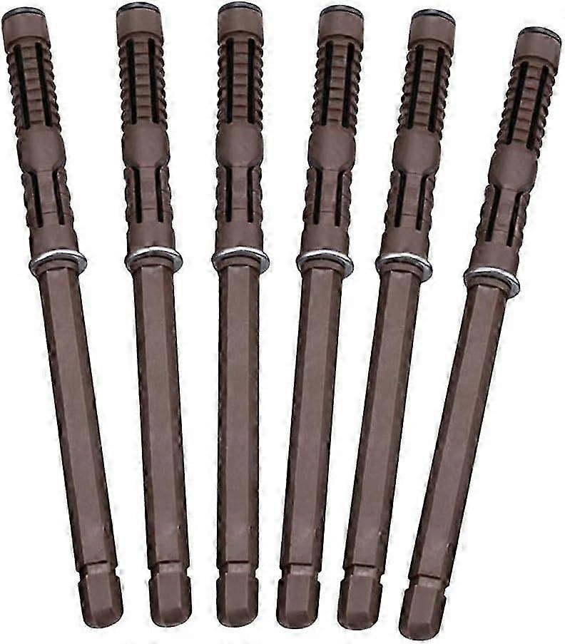 [10 Pack] 12 X 120mm Concealed Floating Shelf Bracket Wall Mounted Shelving Brackets And Supports