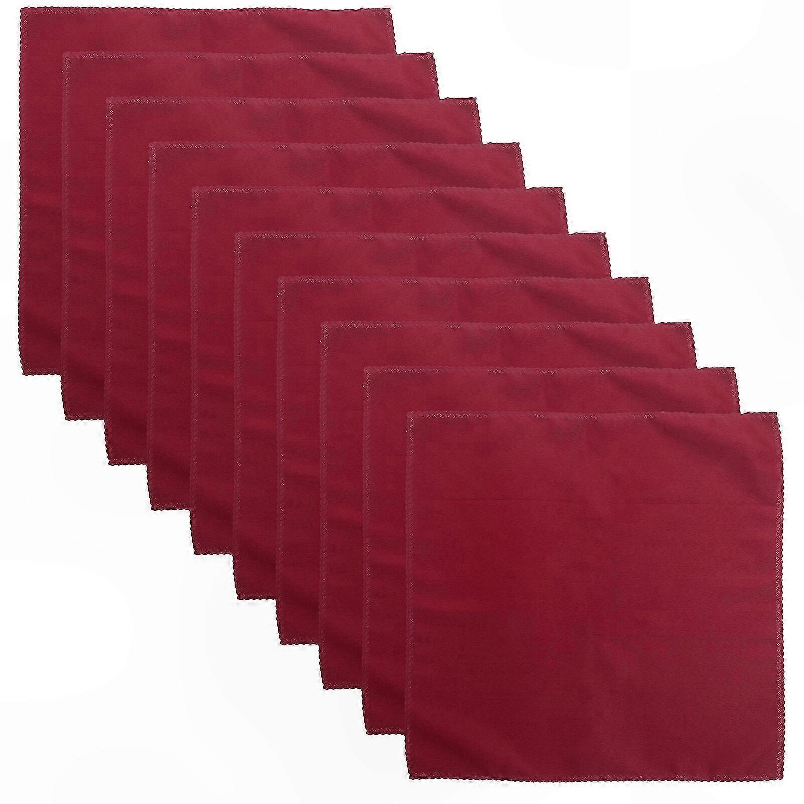 10-Pack Fabric Dinner Napkins for Banquet and Dining Use