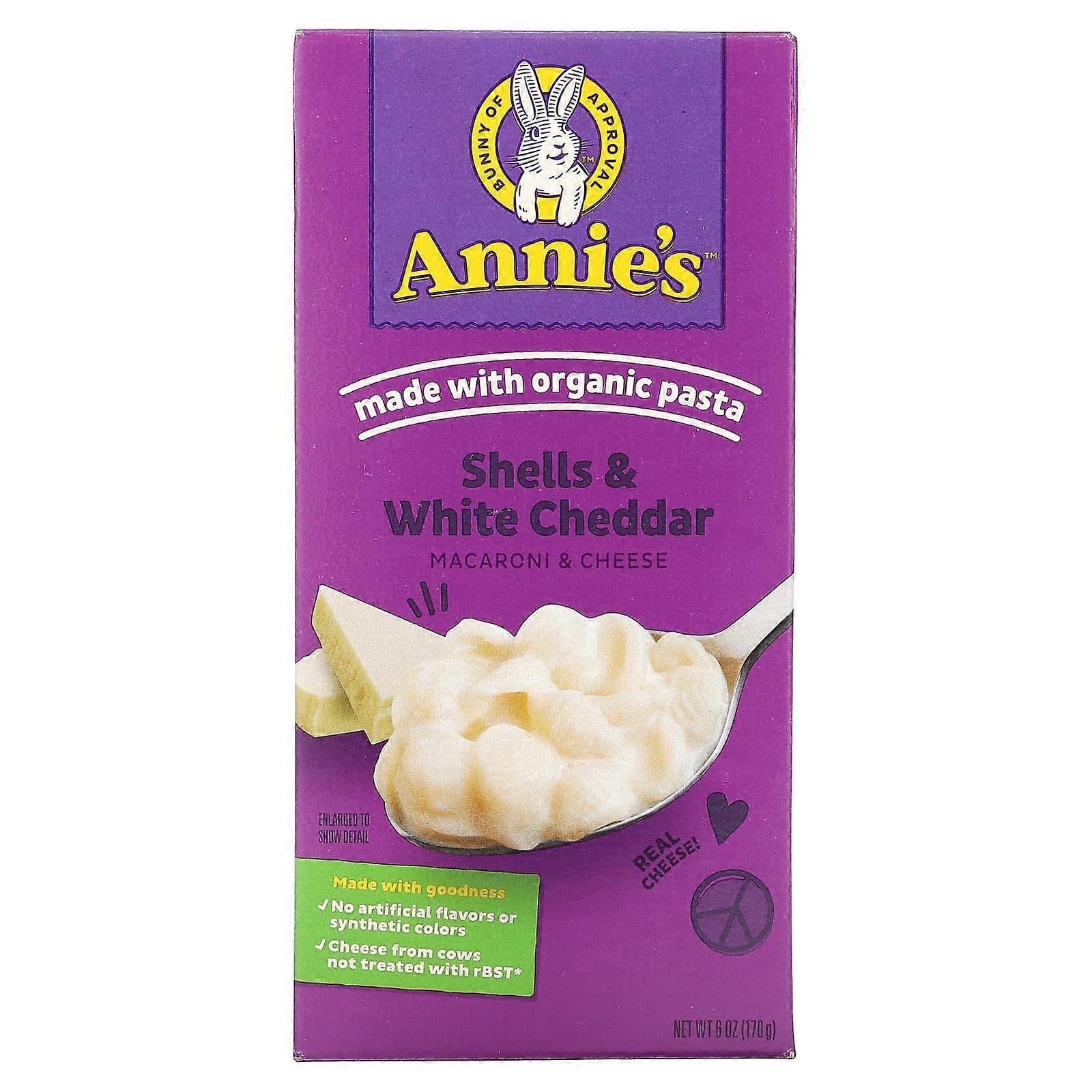 Macaroni & Cheese, Shells & White Cheddar, 6 oz (170 g)
