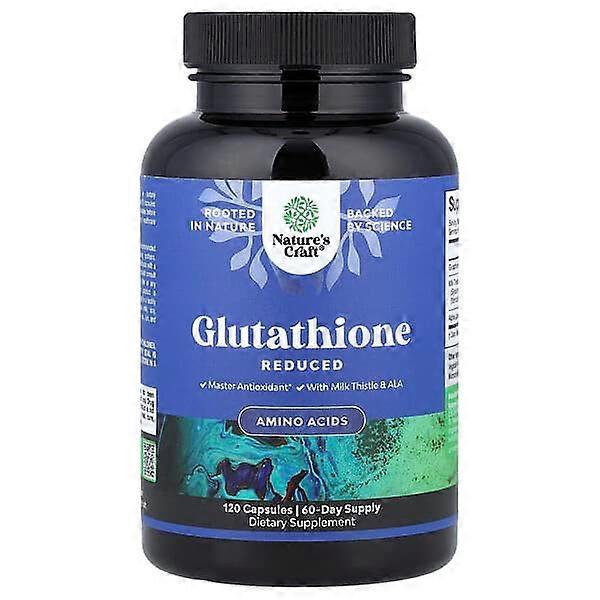 Nature's Craft, Glutationa, 120 Cápsulas