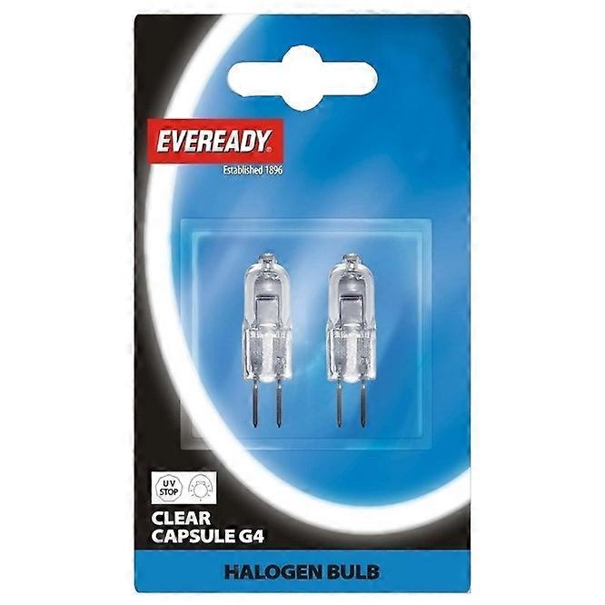 Eveready G4 Capsule 20W B2 Halogen Light Bulb (Pack Of 2)
