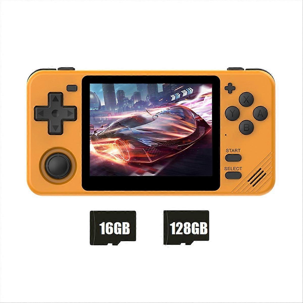 Console de jogos portátil RGB10X com tela IPS de 3,5 polegadas, 16+128 GB B
