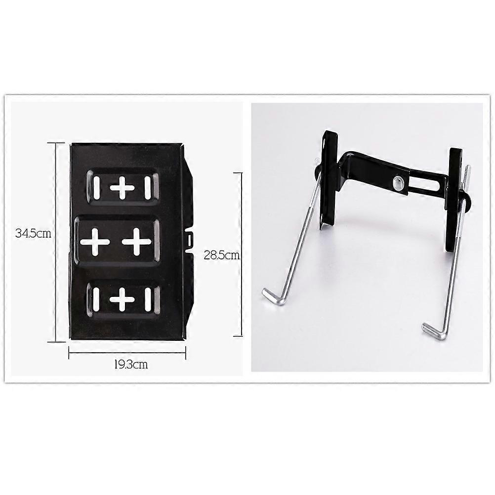 Large Car Battery Holder Bracket Adjustable for Vehicle Use