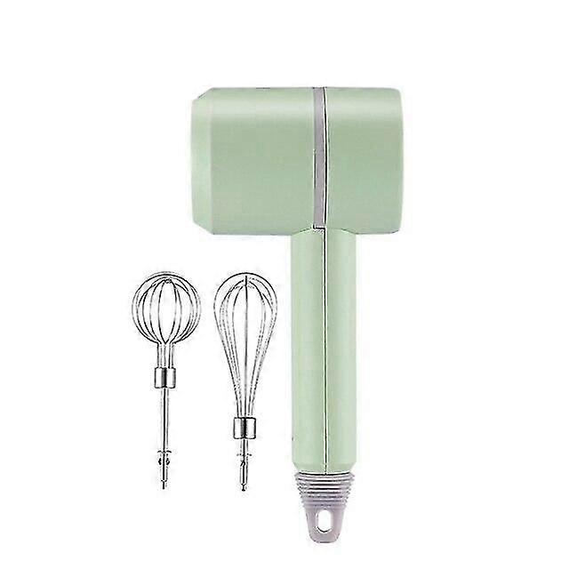 Electric Egg Beater Wireless USB Rechargeable Egg Whisk Mixer With 2 Detachable Stir Beaters