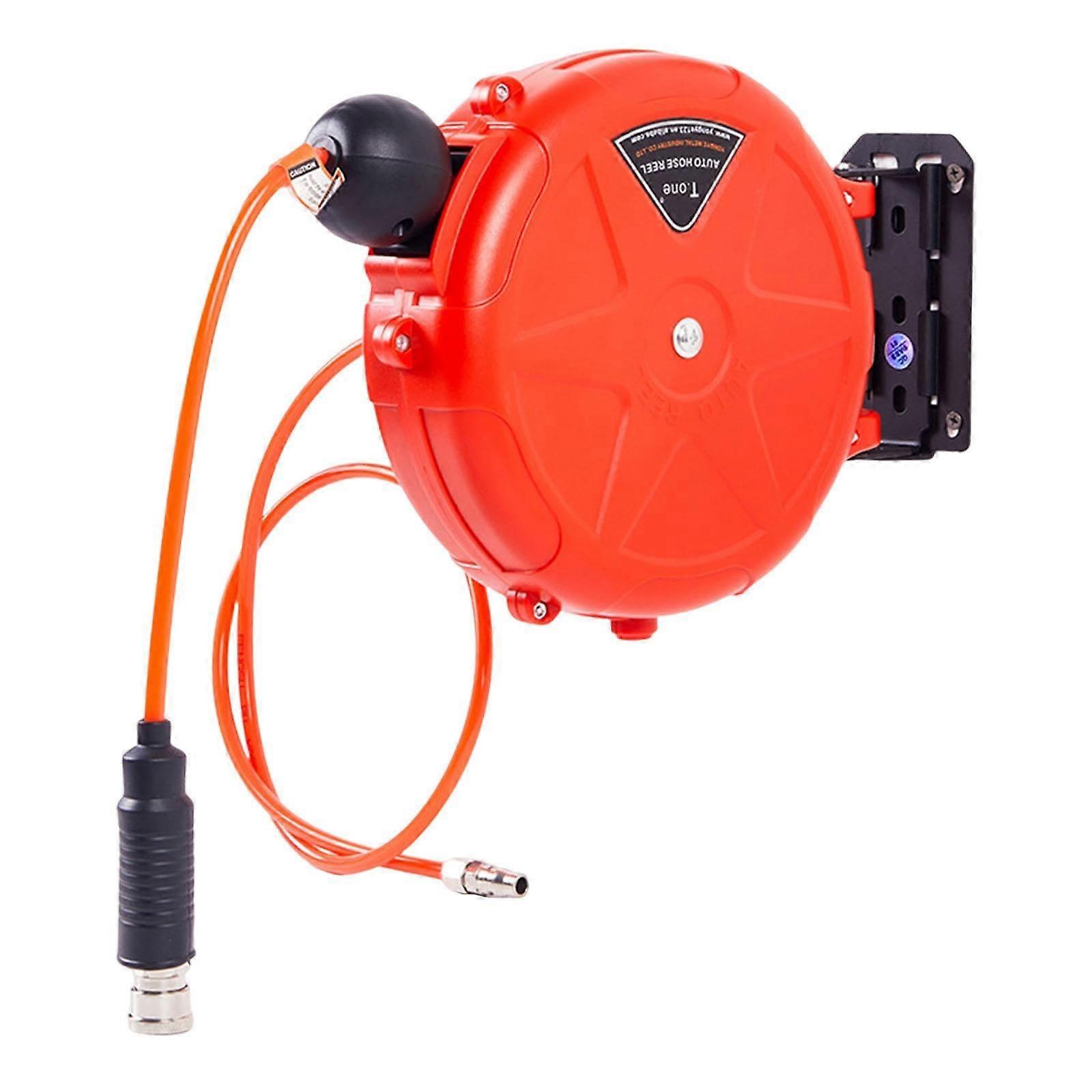 Retractable Air Hose Reel Auto Rewind Compact Air Compressor Hose Reel For Workshop And Outdoor Use